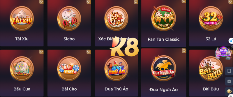 Game bài đa dạng, đánh phát ăn ngay